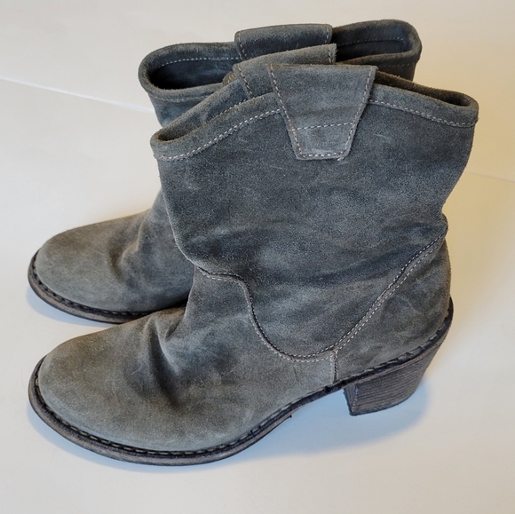 FIORENTINI + BAKER Brown Suede Boots - Picture 2 of 12